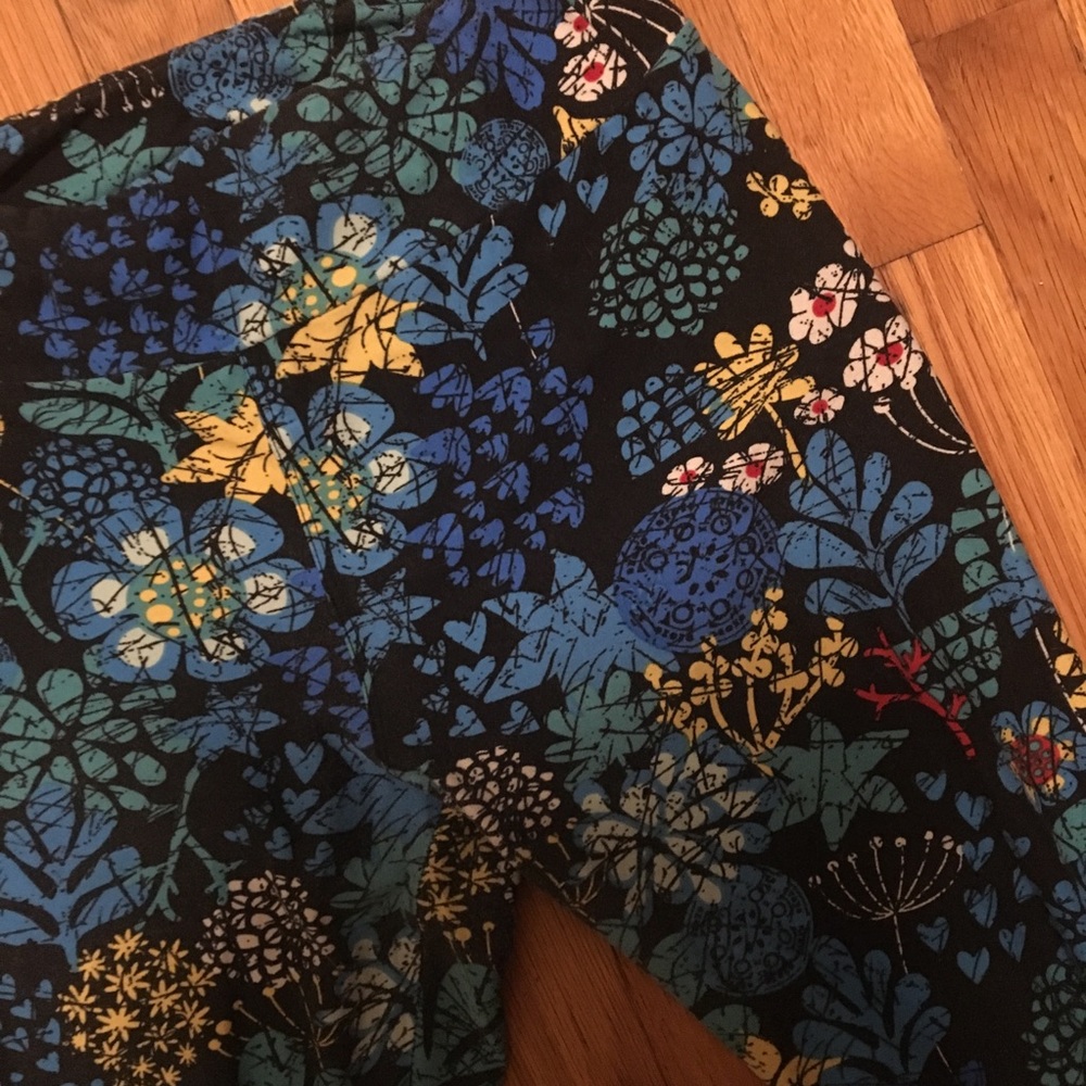 Lularoe floral leggings! OS